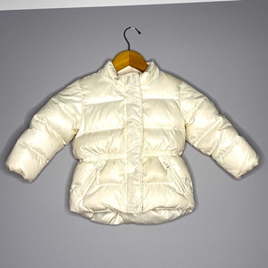 Baby‎ GAP White/Cream Puffer Jacket